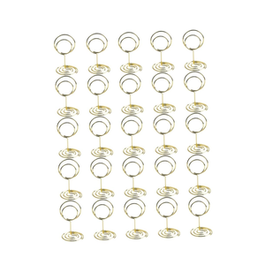 Sleek Sturdy Memo Clips 25pcs Table Number Card Holders Stands for Wedding