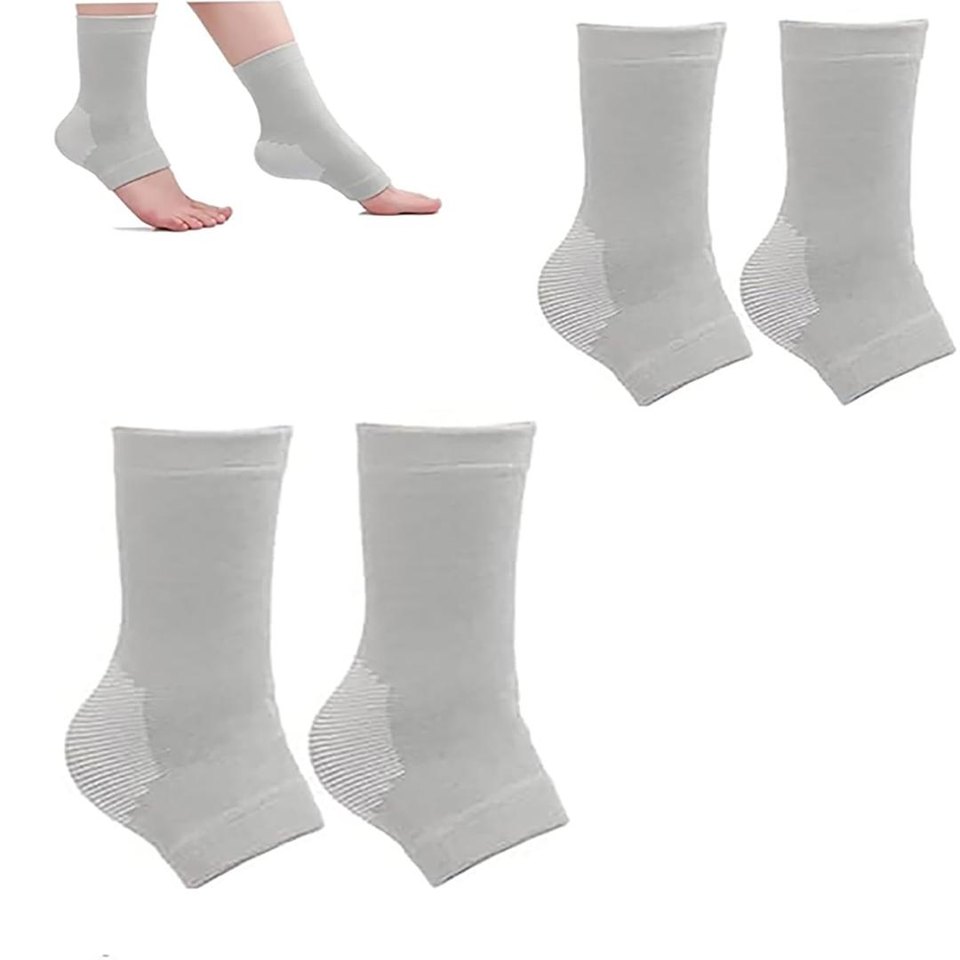 Ankle Protection Socks, Compression Foot Sleeves (S:35-37, 2 pairs)