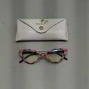 Cat Eye Rhinestone Reading Glasses for Women Christmas Sparkling Crystal Eyewear Trendy bling Diamond Reader (Red)