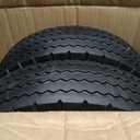HQPASFY 2 Pack 4.10/3.50-6 Flat Free Tire, 12.5 Inch Universal Solid Tire Wheel 3/4" & 5/8" Bearings, 3"-3.5"-4"-4.5"-Center Hub for Lawn Garden Cart, Hand Truck, Wheelbarrow, Utility Cart, 4.10x3.50