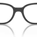 Ray-Ban Kids' Ry1632f Low Bridge Fit Round Prescription Eyewear Frames (Black on Rubber Red/Demo Lens)