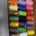 Simthread All Purpose Sewing Thread, 24 Spool 1000 Yards Polyester Thread for Sewing, Handy Polyester Sewing Threads for Sewing Machine - 24 Colors