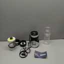 Ganiza Smoothie Blender, 900W Blenders for Shakes and Smoothies, 15-Piece Personal Blender and Grinder Combo for Kitchen, Smoothies Maker with 4 BPA-Free Portable Cup, Nutritious Recipe (Black)