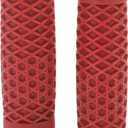 Motoforti 1" 25mm 1.1" 28mm Motorcycle Hand Grips Cover Kit Non Slip TPU Handlebar Cover for Motorcycle Scooter Bicycle ATV Dark Red 1 Set