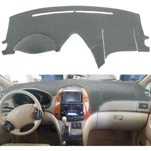 Dash Cover Mat Custom Fit for Toyota Sienna 2004-2010, Dashboard Cover Pad Carpet Protector (Dark Gray) F99