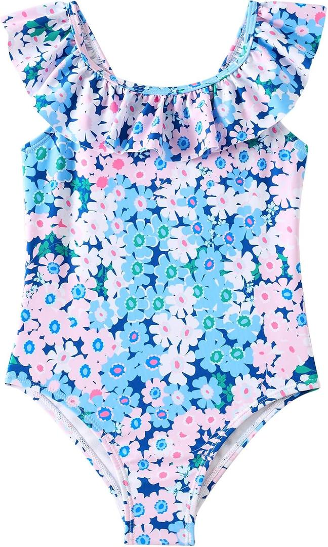 Angel season Girls Swimsuits Kids Bathing Suit One Piece Swimwear with UPF 50+ Cute