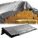 25" x 48" x 8" Covers 2 Pack Black