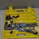 10 Ton Hydraulic Crimping Tool Cable Cutter with 11 Dies Wire Swaging Tool for 1/8 to 3/16 Cable Railing