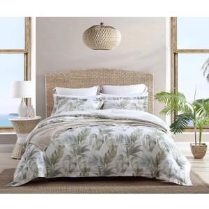 Tommy Bahama - King Comforter Set, 100% Reversible Cotton Bedding with a Naturally Soft Feel, Medium Weight for Year Round Comfort, 3 Piece Bed Set with Matching Pillowcases (Waimea Bay Green)