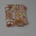 Artoid Mode Daisy Flower Peace and Love Table Runner, Wreath Float Groovy Kitchen Dining Table Decoration for Outdoor Home Party 13x72 Inch