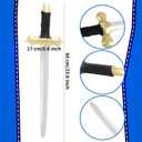 20 Pack 24 Inch Inflatable Swords Blow Up Medieval Prince Pirate Swords for Swimming Pool Birthday Halloween Birthday Cosplay Party Stage Props, 4 Colors