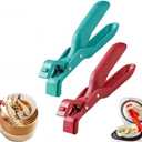 Hot Plate Gripper, 2025 New Multi-Angle Hot Plate Grippers Tongs Anti-Scald Bowl Clip, Multi-Purpose Silicone Non-Slip Heat Insulation for Dish Bowls Pots Plates (2PCS)