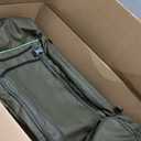 100L Extra Large Rolling Duffel Bag with Wheels and Handle 33" Heavy-Duty 1600D PVC Checked Luggage for Business Travel, Mens Week-Long Trips & Student Relocation, Foldable Base Design (Army Green)