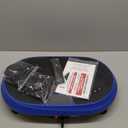 Vibration Plate Exercise Machine, Vibrating Fitness Platform for Lymphatic Drainage, Full Body Shaker Workout Equipment, Bluetooth Music Shaping Vibrate Plate, Board Sport for Home Exercise Gym, Blue