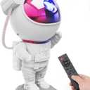 Mooyran Colorful Astronaut Galaxy Projector - Special Limited Edition Star Lights for Bedroom Astronaut Space Projector, Starry Ceiling Lamp with Timer & Remote, Adults Room Decor (Neon)