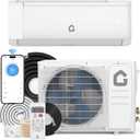 12,000 BTU Mini Split AC & Heat Pump | 115v, Inverter, Smart WiFi, Remote | Ultra-Quiet, Energy Efficient for 750 Sq.Ft Space
