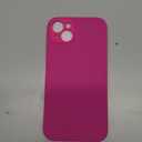 MCFANCE Silicone Magnetic for iPhone 14 Plus Case, Compatible with MagSafe, Full Camera Protection Soft Anti-Scratch Microfiber Lining for iPhone 14 Plus 6.7 inch 2022, Neon Pink