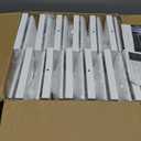 12 Pack 5x5 Fence Post Solar Lights - Outdoor Waterproof White Solar Post Cap Lights for 5.5x5.5 Vinyl Posts for Deck/Yard/Stair Lighting