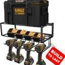 Power Tool Organizer, 120LB Bearing Assemble-free Wall Mount Cordless Drill Holder Utility Racks Storage For Dewalt Milwaukee Christmas Fathers Gifts Husband Garage Workshop On Clearance