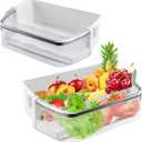 Fits for kenmore Elite Refrigerator Parts By AMI PARTS- AAP73252202 AAP73252209 Refrigerator Door Bin for L.G Refrigerator LFX31925ST LFXC24726S LFX25991ST (Right, 2 Pack)