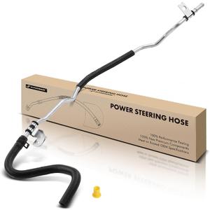 A-Premium Power Steering Return Hose Line Assembly Compatible with Toyota Highlander 2001-2007, 2.4L 3.0L 3.3L, Intermediate Pipe