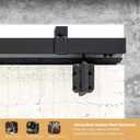 13FT Heavy Duty Exterior Double Sliding Rail Barn Door Hardware