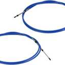 Nakkaa 33C Throttle Shift Control Cable Compatible with Outboard Engine Boat Motor Steering System Blue (2PC 10FT)
