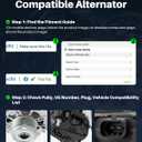 Dacall New Alternator 1.4L Engine: Fit for Buick Encore (2013 2016-2021), Encore VIN: B (2014-2015); for Chevrolet Cruze (2011), Trax (2015-2021). Replace 13577154, 11399