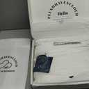 White Goose Down Pillow - Luxury Hotel Bed Pillow with 100% Natural Goose Down Fiber Fill, Feather Pillow for Sleeping, 700TC Cotton Shell, Standard Size - Firm/More Support, 1 Pack