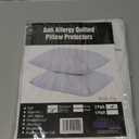UNILIBRA 2 Pack Waterproof Pillow Protector Quilted Queen Size(21"X30") (Queen Pillow Protector)