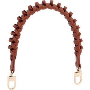 PH PandaHall Braided Purse Strap, 1pc 44.7cm/17.6" PU Leather Bag Strap with Swivel Clasps Short PU Leather Handbag Handle for Women Replacement Handbag Tote Bag Purse Bag Making Supplies