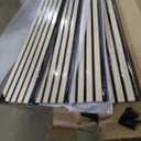 LARWORKS Wood Slat Wall Panels 4 Pack 94.5" x 7.9", Acoustic Wooden Panel for Wall, Soundproof 3D Fluted Panels for Interior Wall Decor, Living Room, Bedroom - Oak (Cover Approx.21 sq.ft) (94.5*31.6 inch)