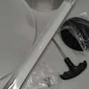 Acrylic End Table, Modern Minimalist Acrylic Side Tables, Clear Side Table for Living Room, Bedroom, Office, Drink Table (12" D x 12" W x 21" H, Transparent)