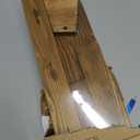 AMBIRD Coat Rack Wall Mount, 35 inch Large Wall Hooks with Shelf, Entryway Shelf with 7 Dual Coat Hooks 4 Key Hooks Mail Organizer, Wooden Coat Hanger and Key Holder Wall Mount (Brown)