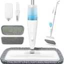 JOYMOOP Spray Mop for Floor Cleaning, Dry & Wet Microfiber Cleaner with 18oz Refillable Bottle and 2 Replacement Pads, for Home or Commercial Use