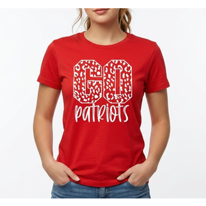 Go Patriots Red T-shirt Size (XS, Red)