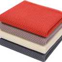 Homaxy 100% Cotton Waffle Weave Kitchen Dish Towels, Ultra Soft Absorbent Quick Drying Cleaning Towel, 13 x 28 Inches, 4-Pack, Multicolor