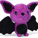 Blnboimrun Squeaky Dog Toys for Chewing, Interactive Plush Bat with Crinkle Paper, Durable Puppy Toys for Small Medium Large Dogs, Indoor Outdoor Pet Toy for Aggressive Chewers