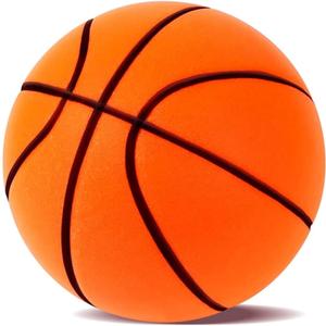 HomeSmile Silent Basketball - Size 7 (29.5''), Dribble Dream Silent Basketball, Upgraded Noiseless Airless & Foam Ball, Designed for No Sound Bouncing for Various Indoor Activities, Training & Play