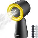 Portable Range Hood, Desktop Kitchen Exhaust Fan with 3-Speed, Adjustable Vent with Detachable Aluminum Filter,LED Light, Large Oil Collection Cup for Indoor BBQ, Hot Pot Cooking and RV