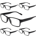 Gaoye Professional Reading Glasses for All Day - Computer Readers with Blue Light Protection - Value Pack