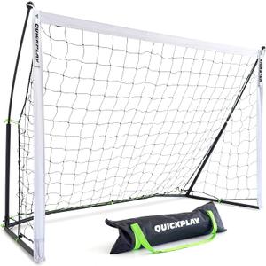 QUICKPLAY Kickster Soccer Goal Range Ultra Portable | Quick and Easy Set Up | Includes Net and Carry Bag | Backyard Soccer Net for Kids & Adults [Single Goal], Size: 6 x 4'