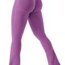 YEOREO Women's Mini Flare Workout Butt Lifting Hidden Scrunch Seamless Yoga Legging Pants (X-Large)