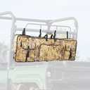 Double UTV Gun Bag Rack - Heavy Duty Waterproof Design for All-Weather Protection with Thick Foam Padding, Secure and Durable, Ideal for Outdoor Gear, Secure Storage on UTV