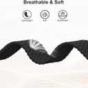 18mm 20mm 22mm Braided Bands Compatible with Garmin Venu 2S/3S/Venu/Venu 2/3,Vivoactive 6/5/3/Forerunner 165/55/645/245/Vivoactive 4S/4,Parachute Buckle Soft Stretchy Nylon Band for Women Men