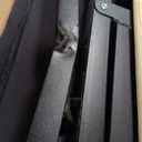 HAOARA Queen Size Platform Bed Frame with Velvet Upholstered Headboard, Queen Bed Frame with Strong Wood Slats, Box Spring Optional, Mattress Foundation, Easy Assembly Black