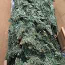 HOLLO STAR 7.5ft Prelit Christmas Tree, Multi-Color RGBW Lights | App Control, Artificial Christmas Tree with 396 LED Lights, 1542 Branch Tips, Metal Base, Easy Assembly for Home and Party