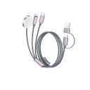 Charger/iPhone 16 Charger/Lightning, Multi Charging Cable Cord, Camping Essentials, Portable Designed for iWatch Series &iPhone 16-12-4FTemdan for Travel Essentials,3 in 2 USB C Cable for Apple Watch