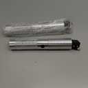 2 Pieces LED Strobe Baton Light Rechargeable Bottle Service Sparklers Stick Reusable Champagne Bottle Handheld LED for Club Stage Nightclub Party Concert Event Bar Outdoor - Silver