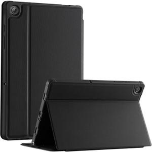 CoBak Case for Samsung Galaxy Tab A9 Plus 10.9-inch 2023, Multi-Viewing Angles, All New PU Leather Smart Cover with Auto Sleep Wake Feature for Samsung Galaxy Tab A9 + Tablet (Matte Black)